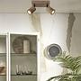 Deckenleuchte Java Typ A Bambus 2-flammig Beige 3