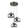 Globo Lighting LED-Pendelleuchte Avila Rund Eisen Schwarz 4