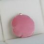 Kissen Circle Velvet Samt Rosa Ø 30cm inkl. Füllung  0
