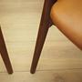 Set of six teak chairs 1970s 14