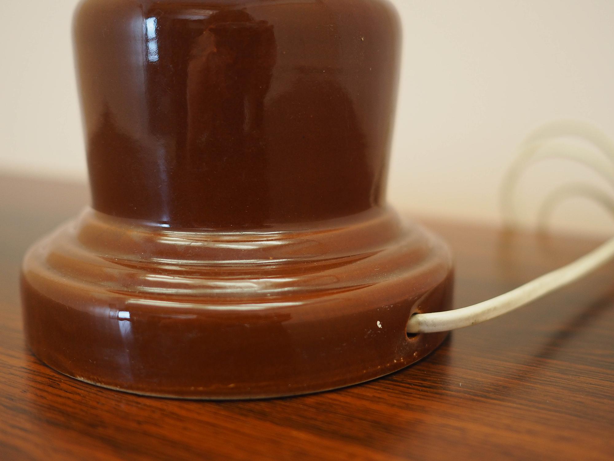 Ceramic lamp 1970s 8