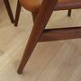 Set of six teak chairs 1970s 10