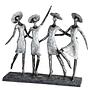 Four Ladys Sculpture Synthetic Resin Silver 1
