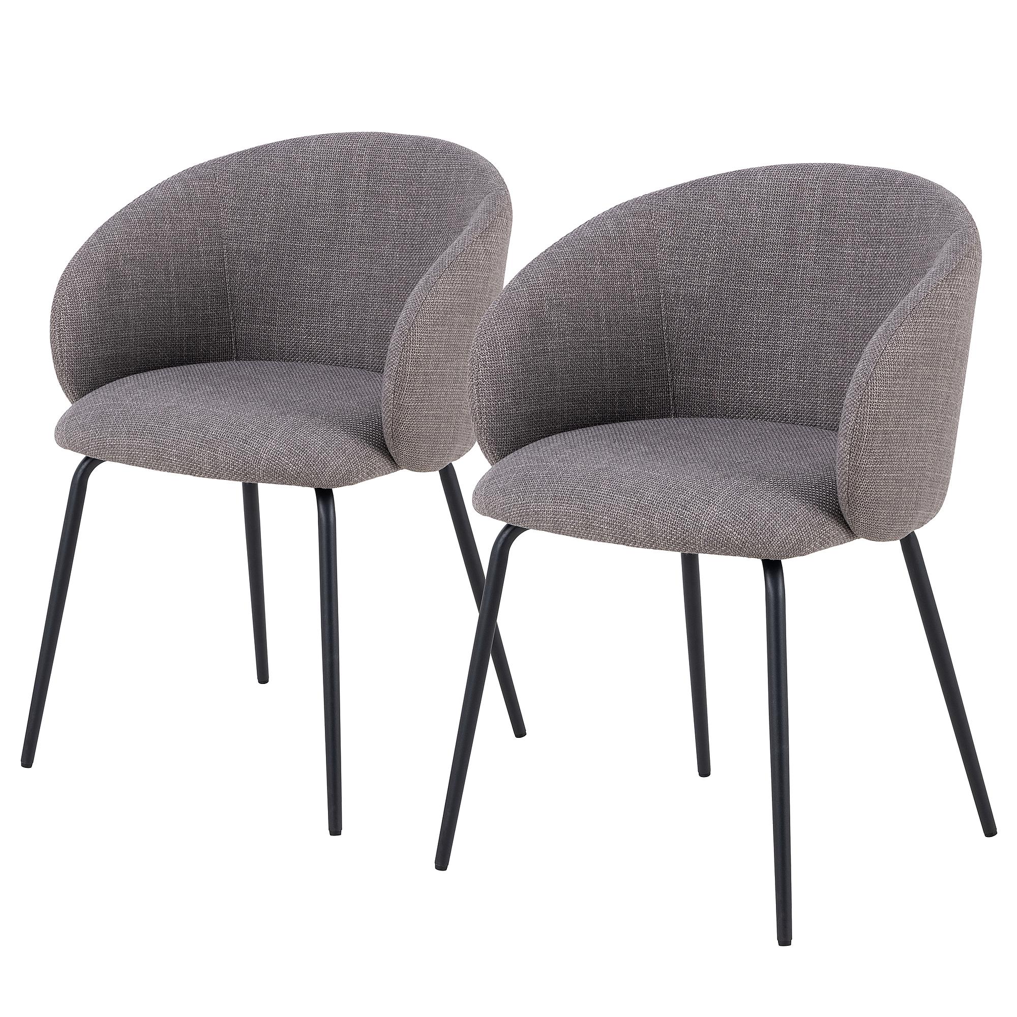 2x Skallo Armchair Grey-brown 1