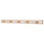 Abano Wall Coat Rack Solid Poplar Natural 0