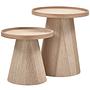 Culai Side Table Pine Semi-Solid Ø45 cm 3