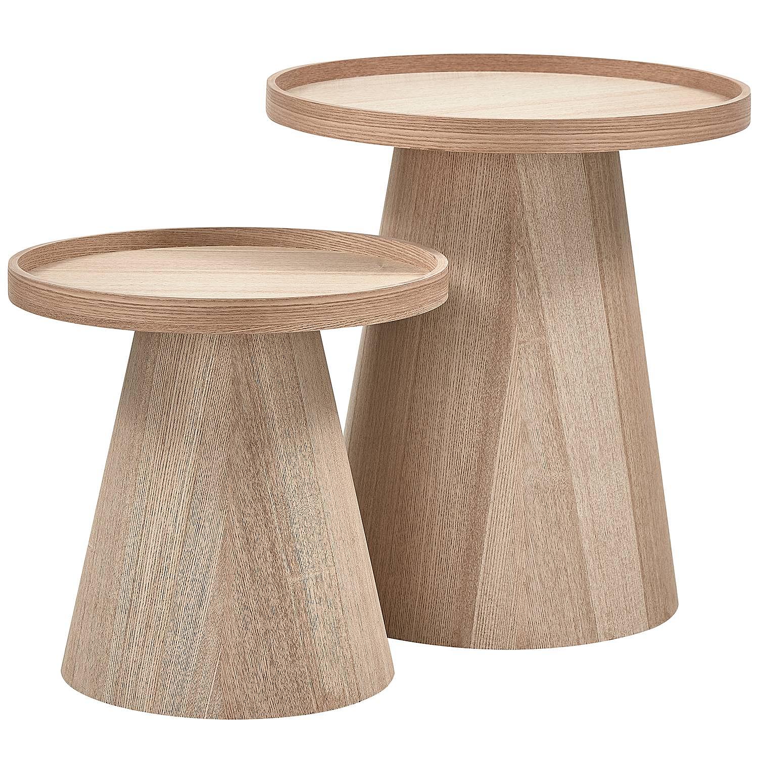 Culai Side Table Pine Semi-Solid Ø45 cm 3