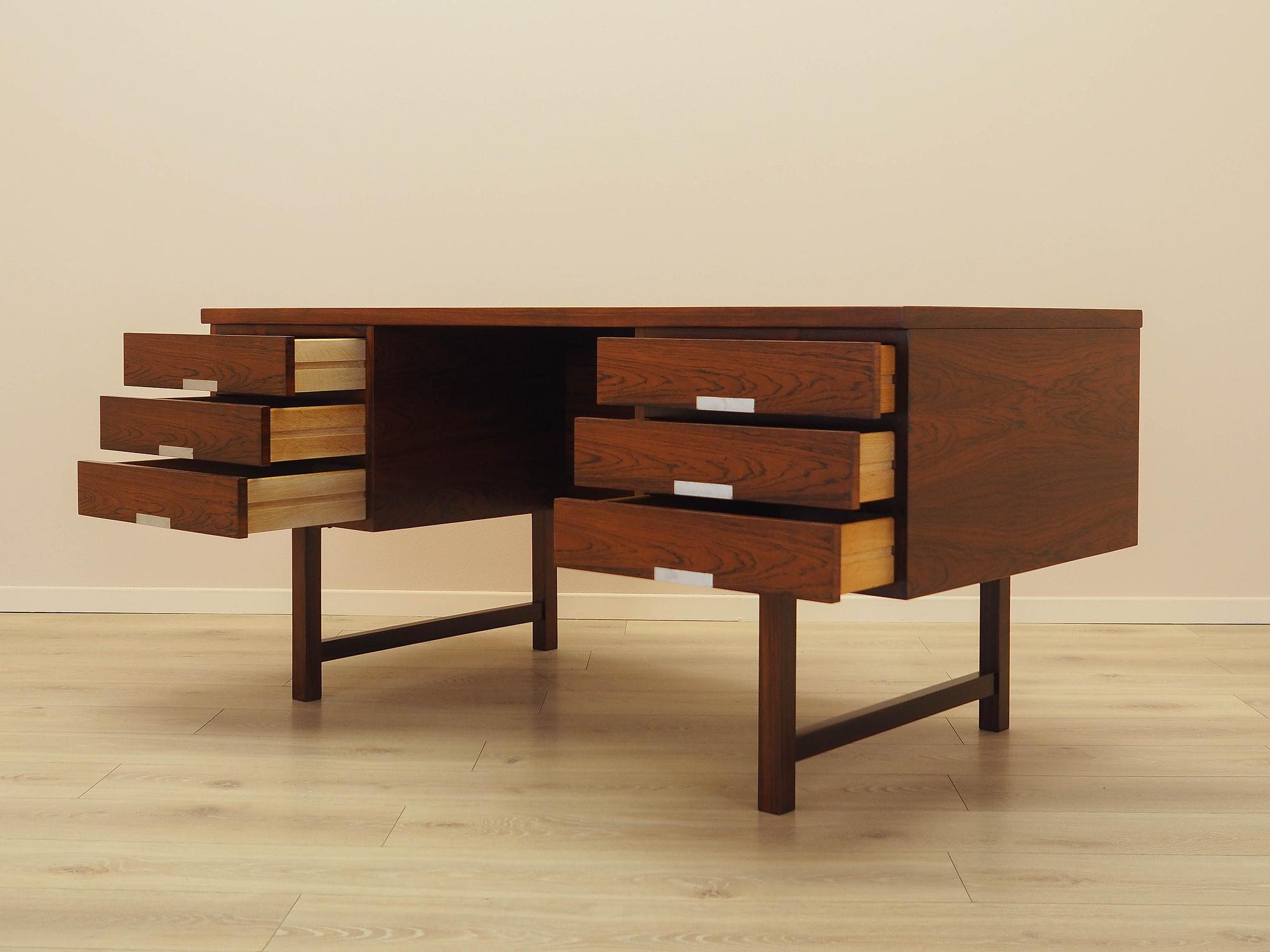 Rosewood desk 1970s 6