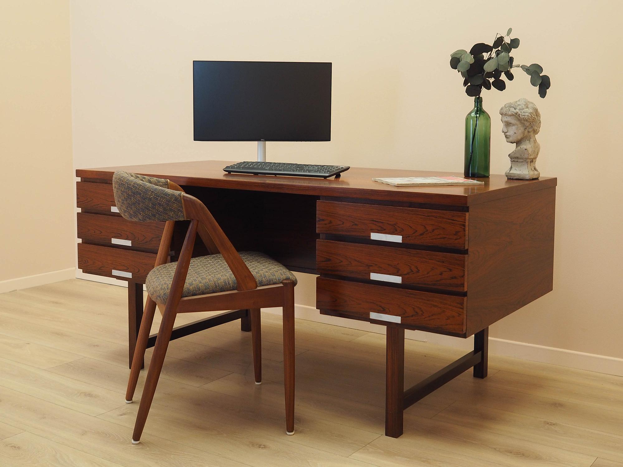 Rosewood desk 1970s 3
