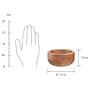 Schale PURE KITCHEN Akazienholz Braun 4