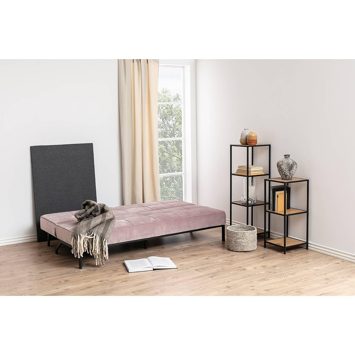 Regal Coogee IX Wildeiche Dekor / Schwarz Höhe: 83 cm 3