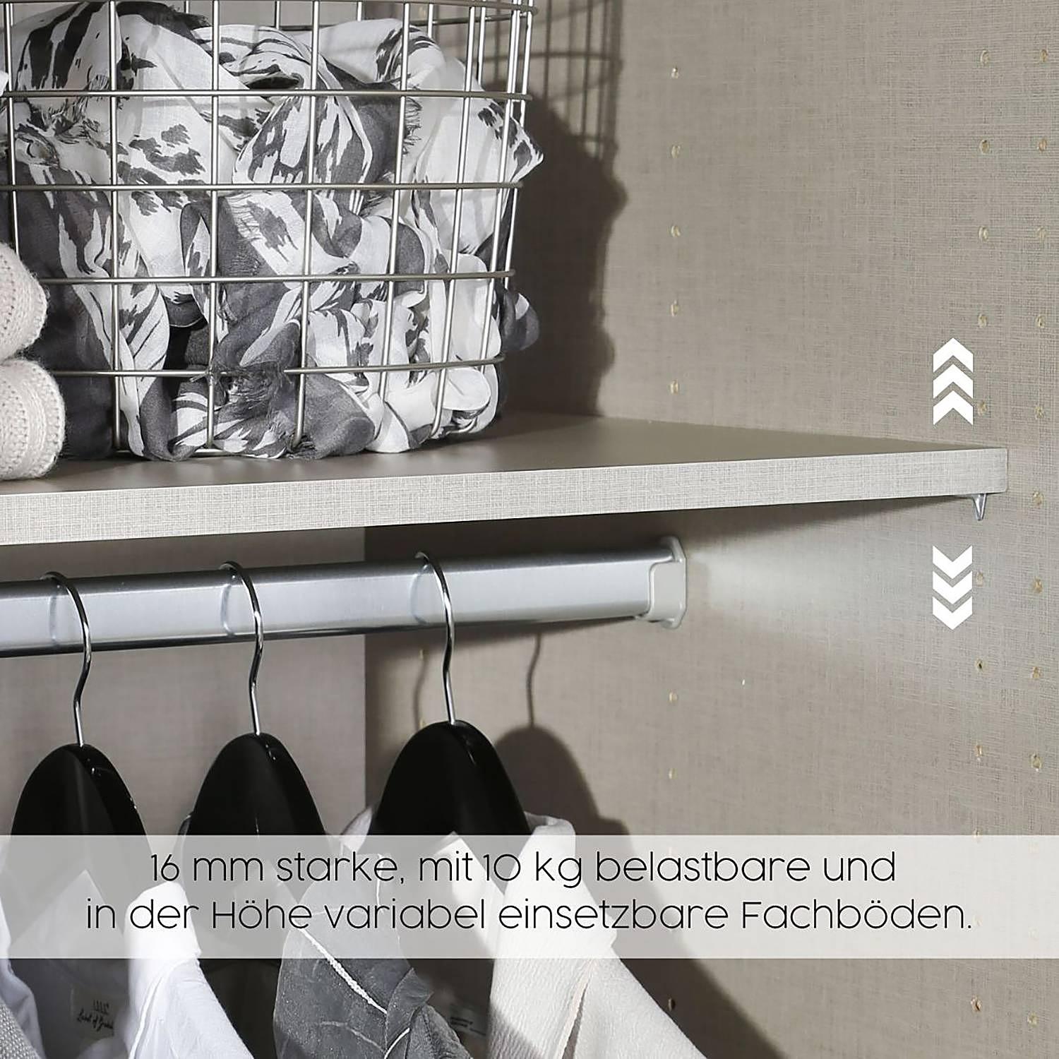 Einlegeboden Crato 3er-Set Braun Holzwerkstoff 3