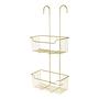 Duschablage Milo Edelstahl / Polyethylen Gold Höhe: 55 cm 1