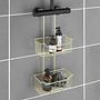 Duschablage Milo Edelstahl / Polyethylen Gold Höhe: 55 cm 2