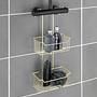 Duschablage Milo Edelstahl / Polyethylen Gold Höhe: 55 cm 3