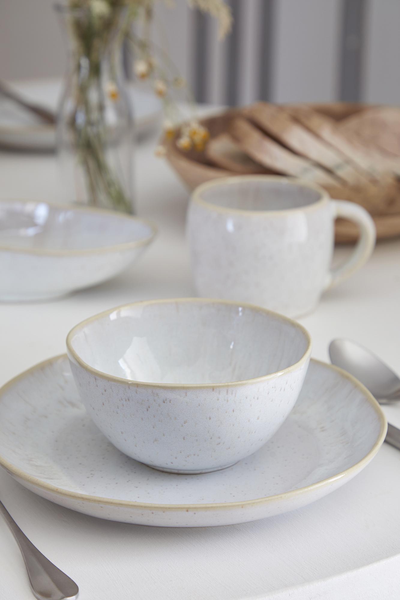 Speiseteller Eivissa 6er-Set Steinzeug Sand / Beige 2