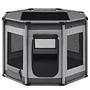 Hundeschlafbox Retok Stahl / PVC Dunkelgrau 0