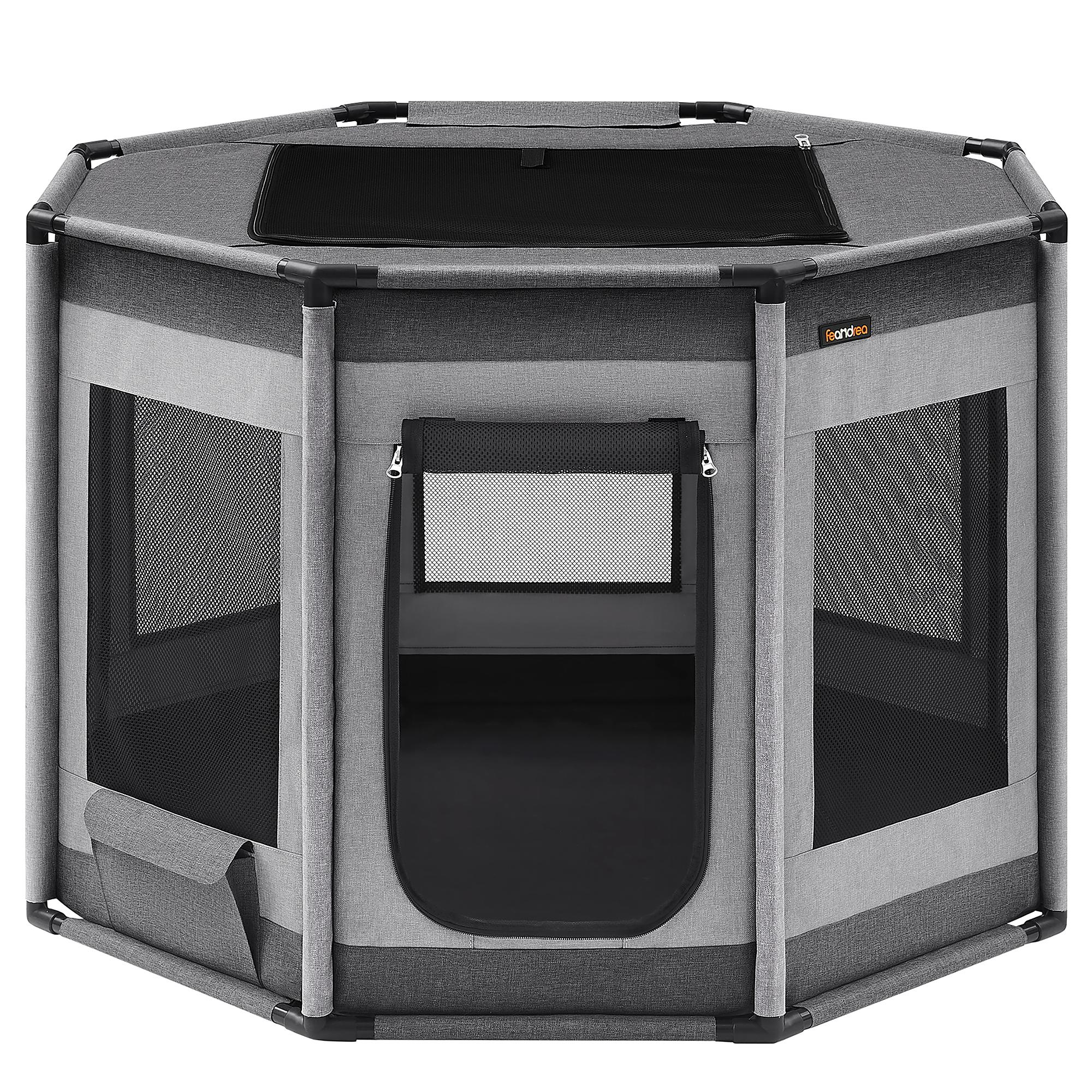 Hundeschlafbox Retok Stahl / PVC Dunkelgrau 1