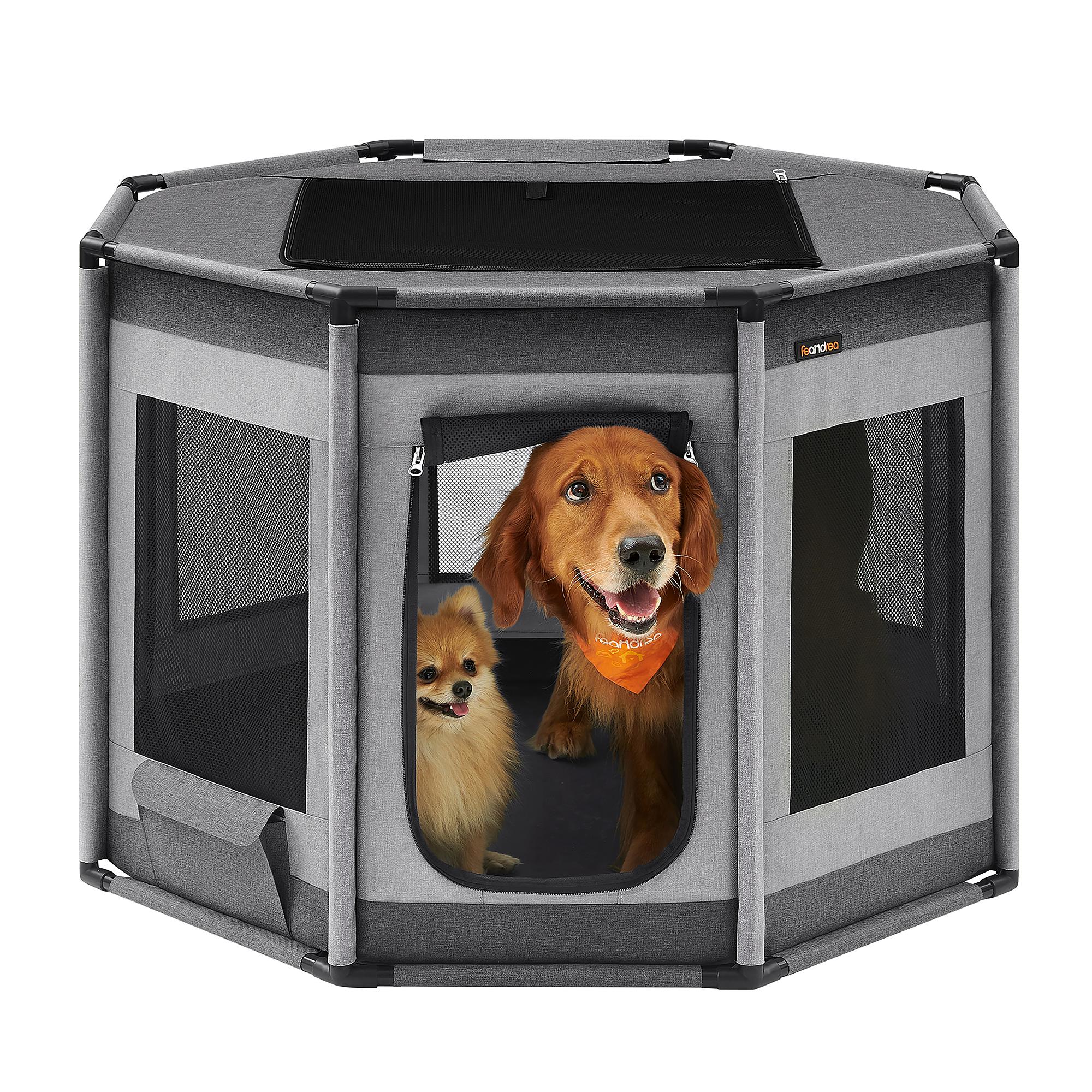 Hundeschlafbox Retok Stahl / PVC Dunkelgrau 3