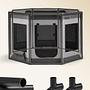 Hundeschlafbox Retok Stahl / PVC Dunkelgrau 4