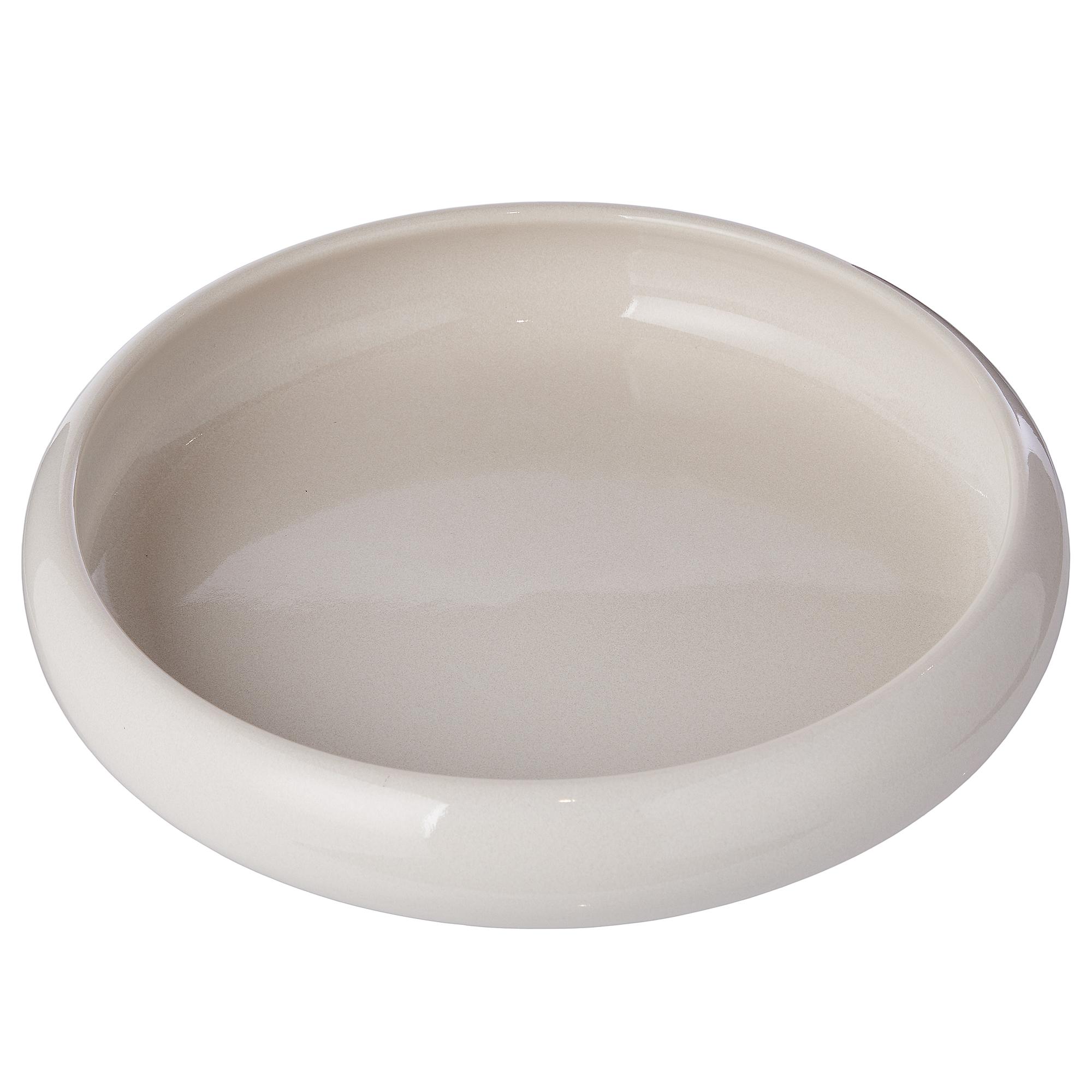 Pastateller BOOGY Steinzeug Creme 4