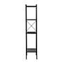 Regal Bufkin Metall Schwarz Breite: 30 cm 1