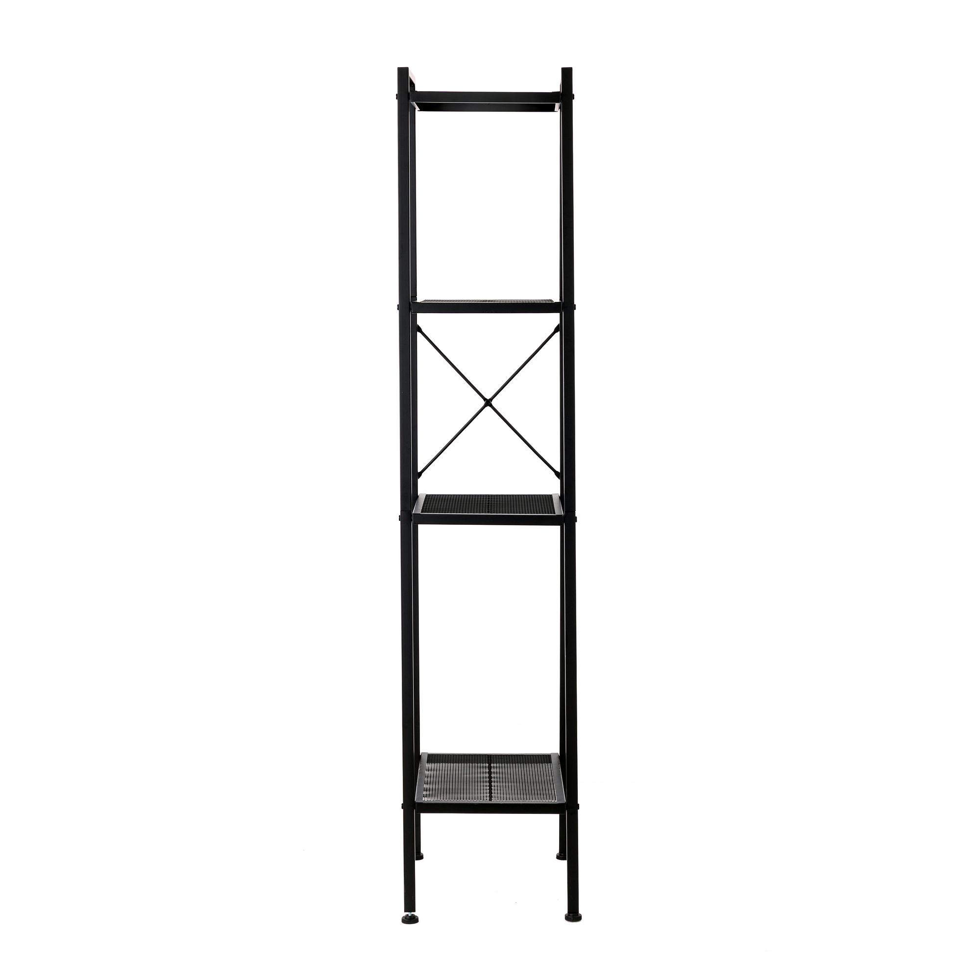 Regal Bufkin Metall Schwarz Breite: 30 cm 1