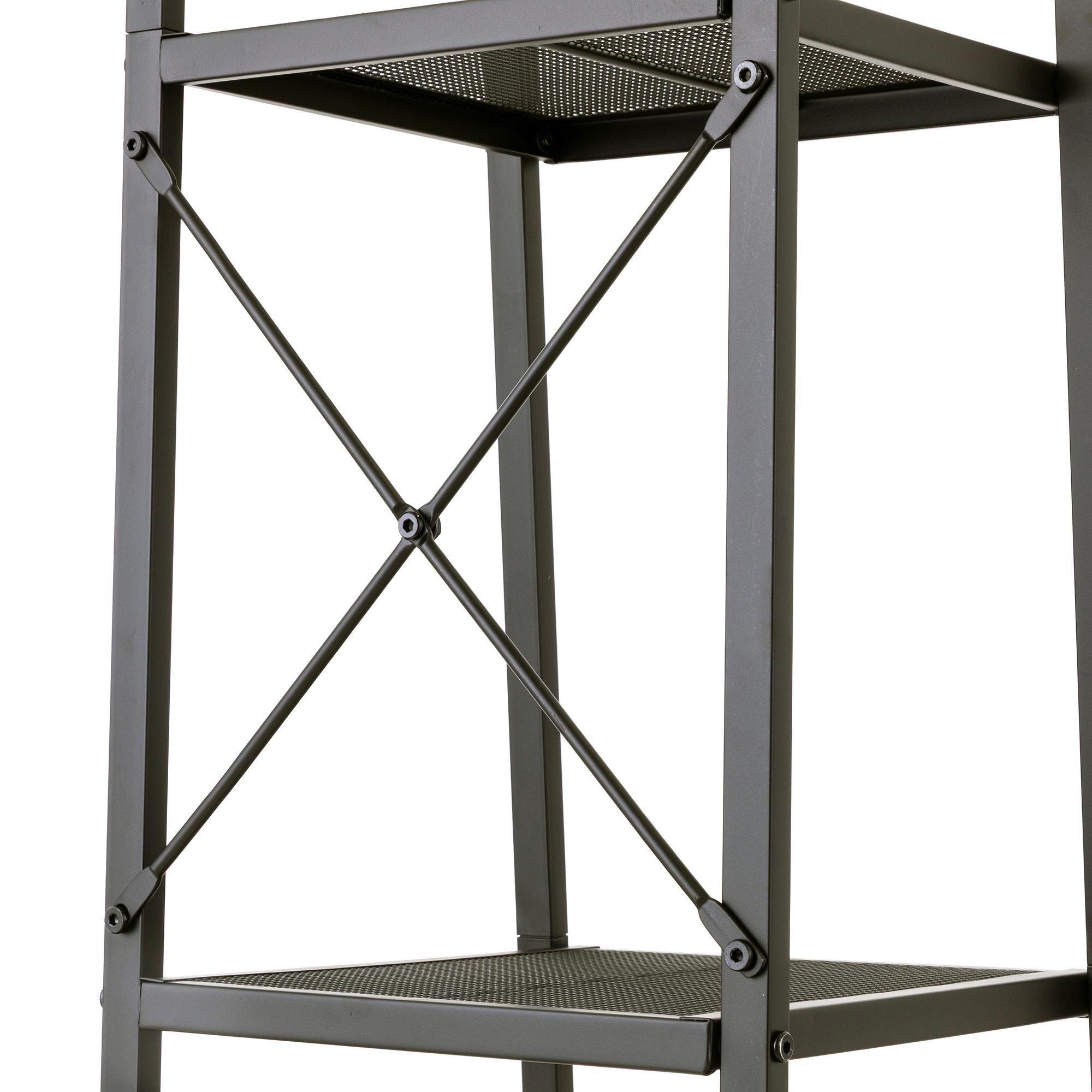Regal Bufkin Metall Schwarz Breite: 30 cm 4