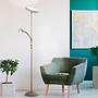 LED-Stehleuchte Romis Eisen 2-flammig Beige / Schwarz 3