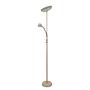 LED-Stehleuchte Romis Eisen 2-flammig Beige / Schwarz 4