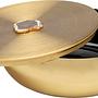 Aufbewahrungsdose Shine Stahl Gold Durchmesser: 24 cm 2
