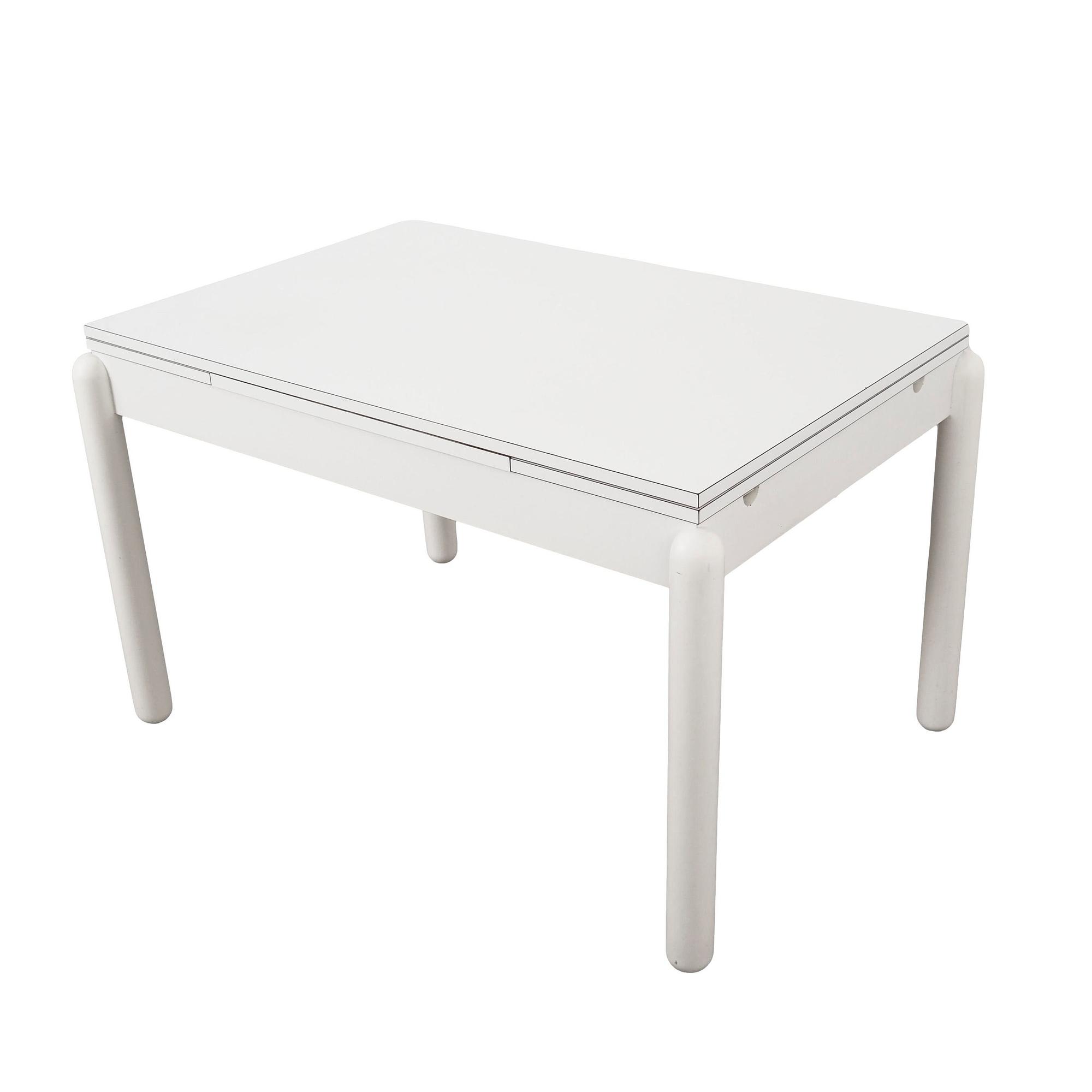 Extendable wooden table 1980s 179.5 x 85 cm 0