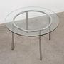 Glass table 1980s 4