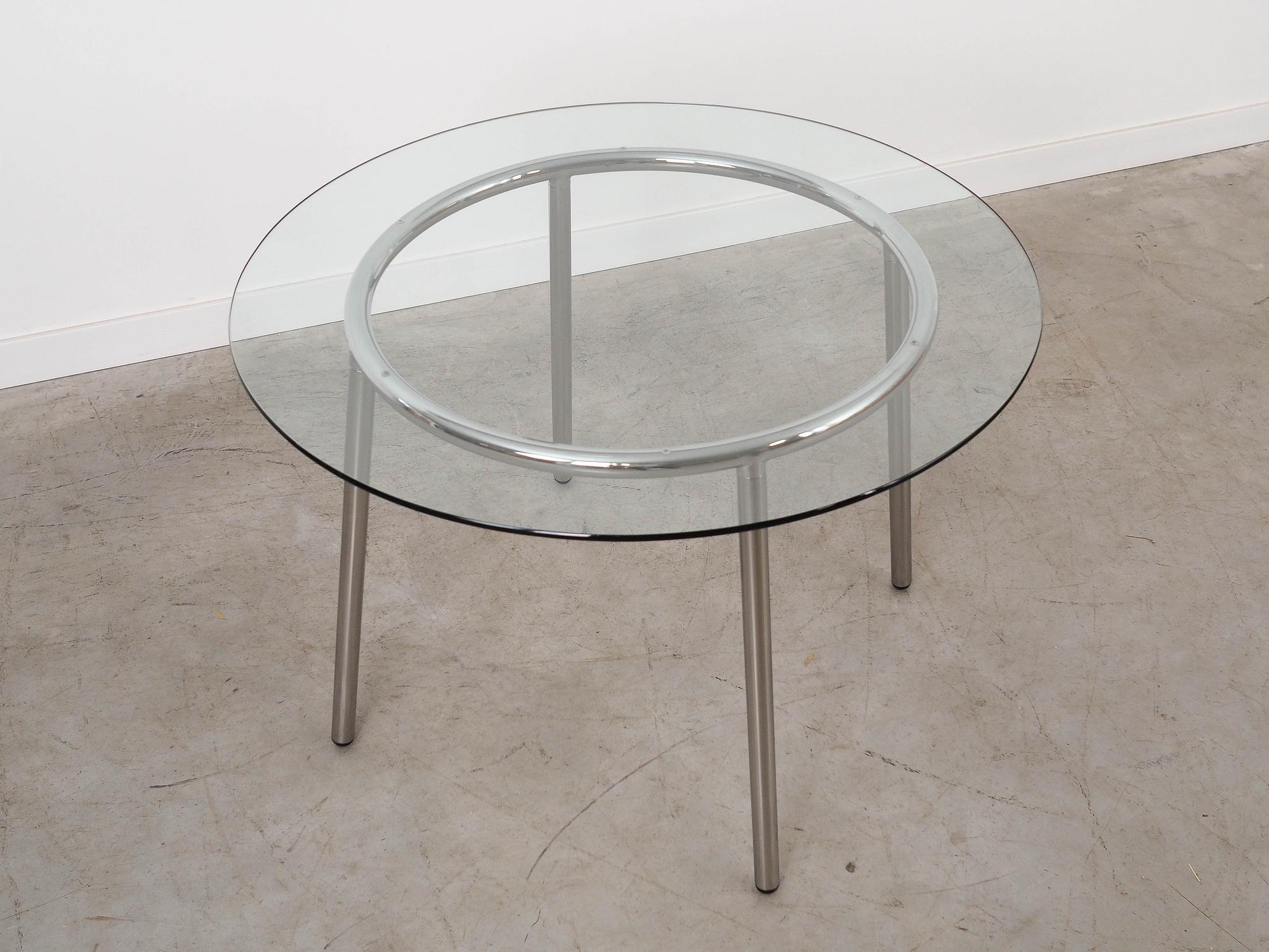 Glass table 1980s 4