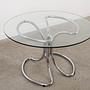 Glass table 1970s 5
