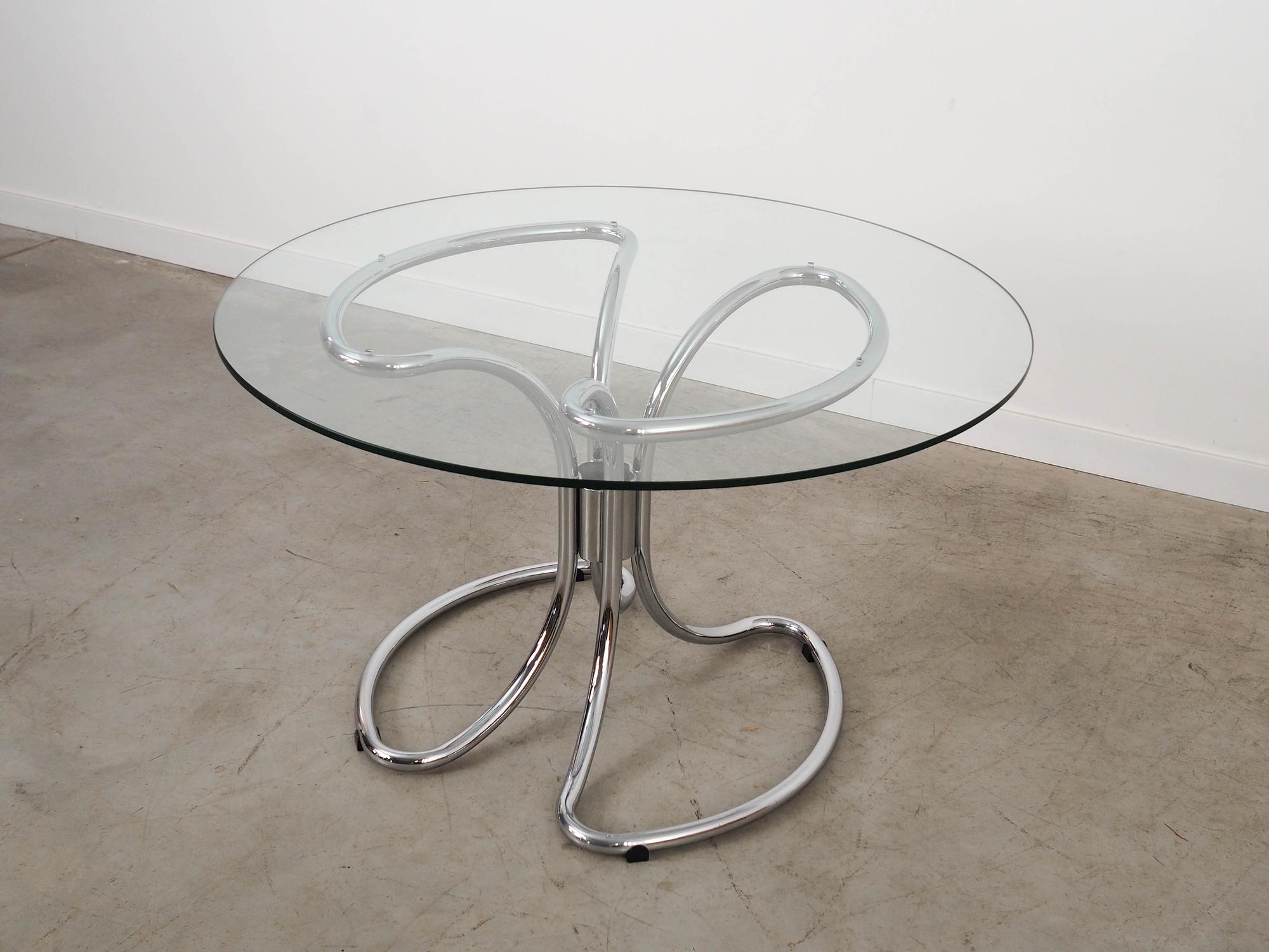 Glass table 1970s 4
