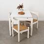Extendable wooden table 1980s 179.5 x 85 cm 4