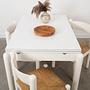Extendable wooden table 1980s 179.5 x 85 cm 6