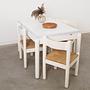 Extendable wooden table 1980s 179.5 x 85 cm 5