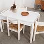 Extendable wooden table 1980s 179.5 x 85 cm 8