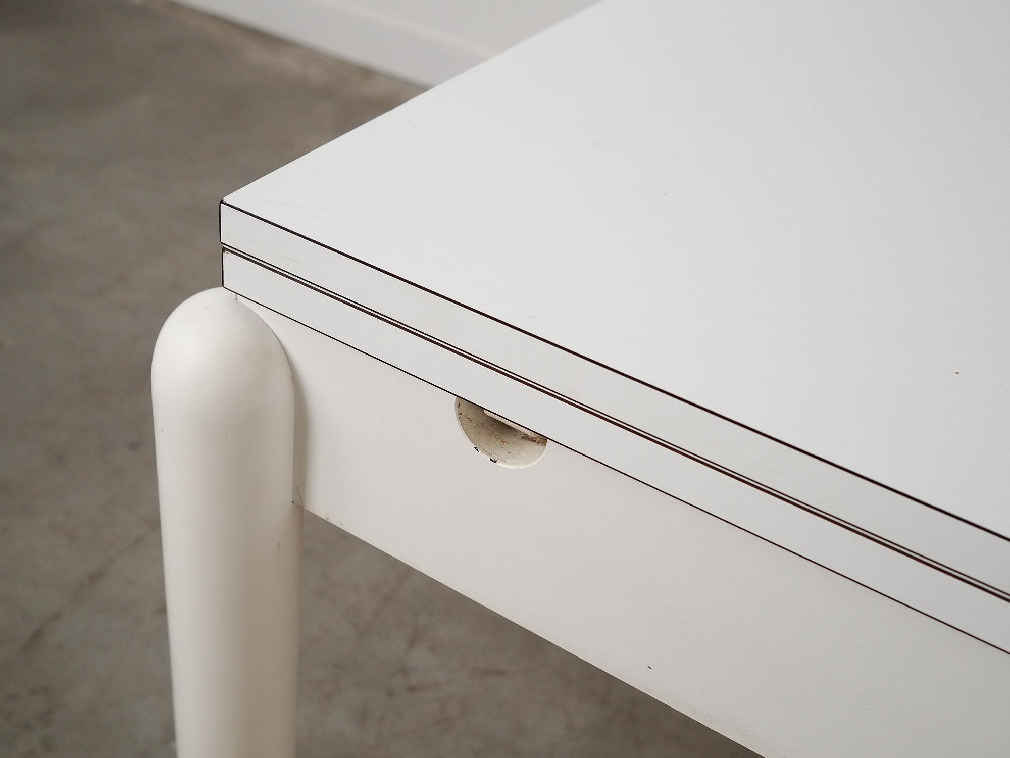 Extendable wooden table 1980s 179.5 x 85 cm 12