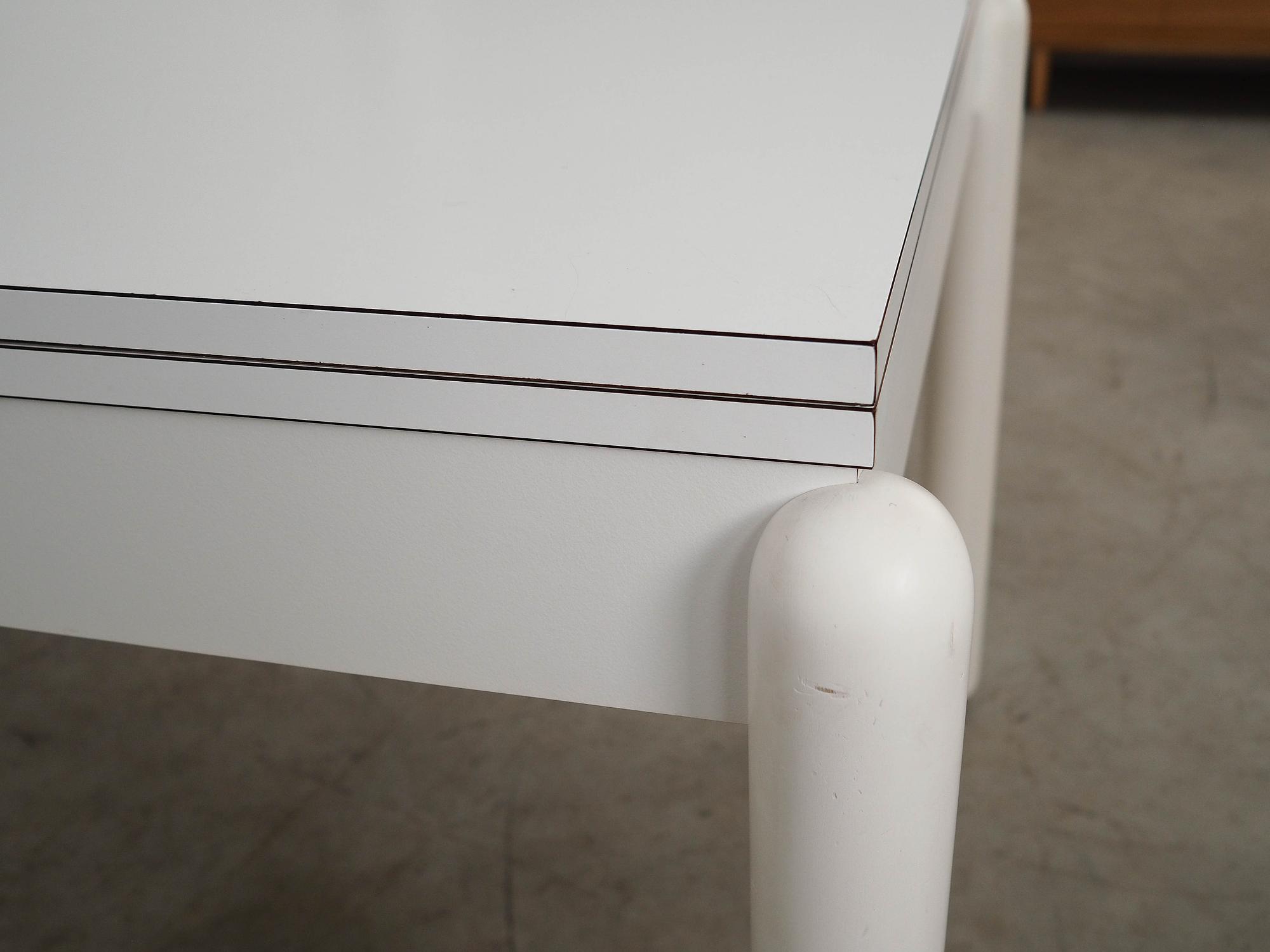 Extendable wooden table 1980s 179.5 x 85 cm 13