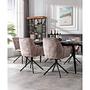 Swivel Armchair Sigford Set of 2 Velvet 2