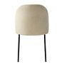 Esszimmerstuhl Torrent 2er-Set Chenille / Stahl Sand 3