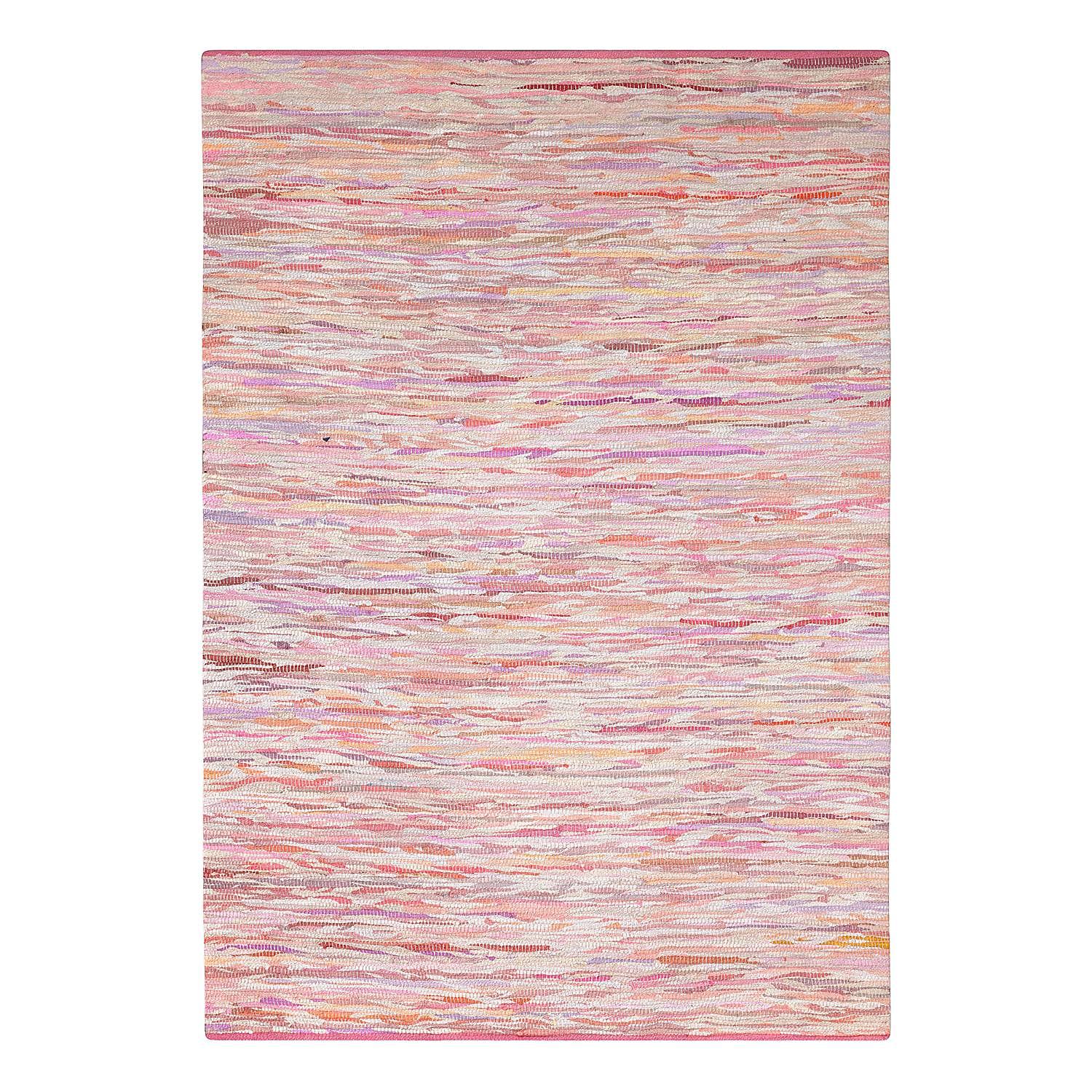 Kurzflorteppich Amira Baumwolle Rot / Mix  110 x 60 cm 1