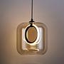 Pendelleuchte UPPER EASTSIDE Rauchglas / Eisen 0