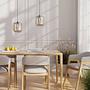 Pendelleuchte UPPER EASTSIDE Rauchglas / Eisen 2