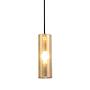 Pendelleuchte Gioia Farbglas / Metall 1-flammig Gold 0