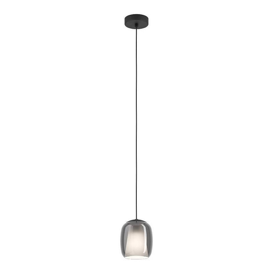 Pendelleuchte Ciampino Typ C Rauchglas / Stahl 1-flammig 0