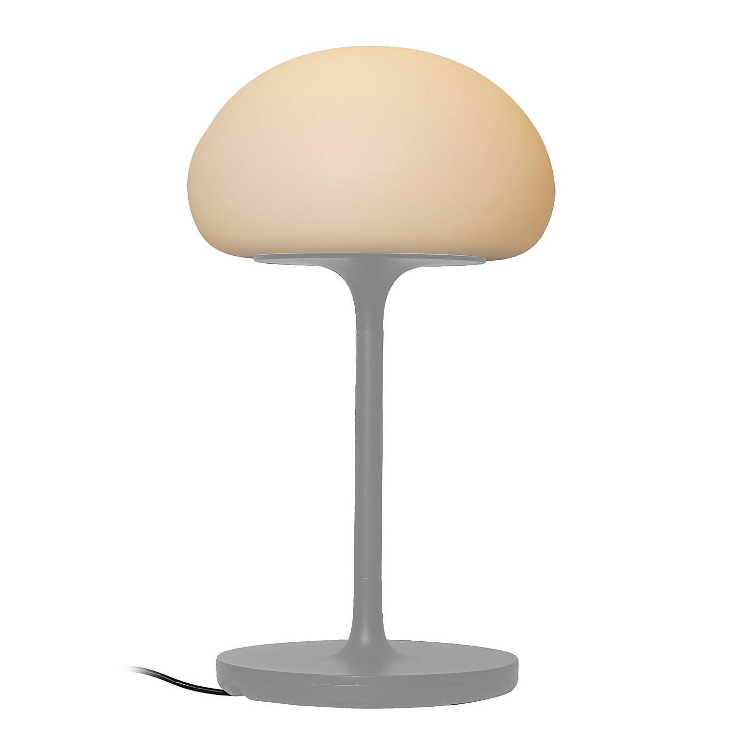 Tischleuchte Sponge On A Stick Polycarbonat Grau 3